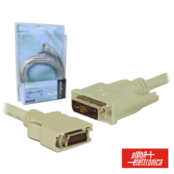 CABO DVI-D MACHO P/ EVC MACHO 5 MT BLISTER