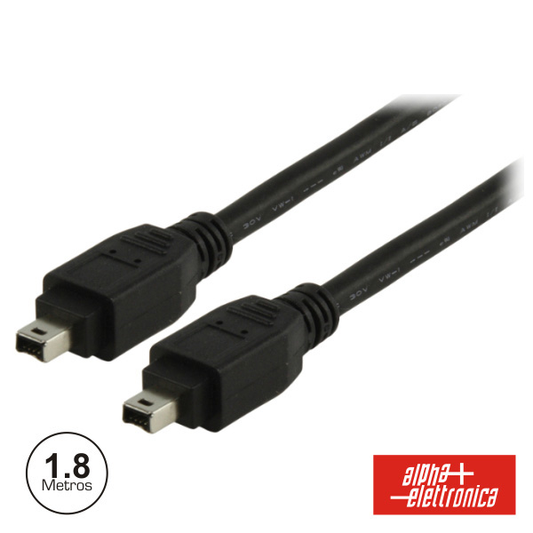 CABO FIREWIRE IEEE 1394 4P MACHO / 4P MACHO 1.8M