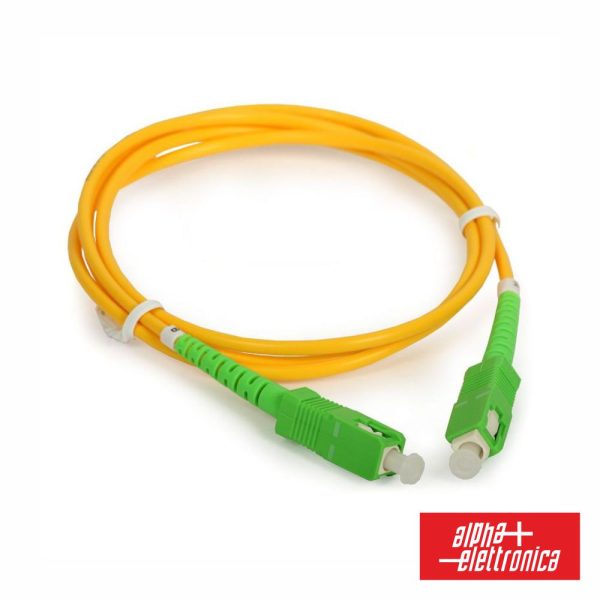Cabo Fibra Óptica Monomodo ST-APC P/ ST-APC 9/125 OS2 1M