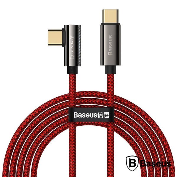 Cabo USB-C Macho P/ USB-C Macho 2m Vermelho Legend BASEUS
