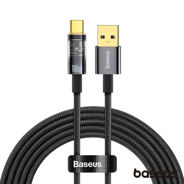 Cabo USB-A Macho P/ USB-C Macho Explorer 2m 100W BASEUS