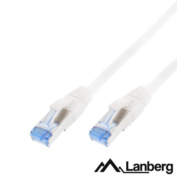 Cabo S/FTP LSZH CAT6A 1.5m Branco LANBERG