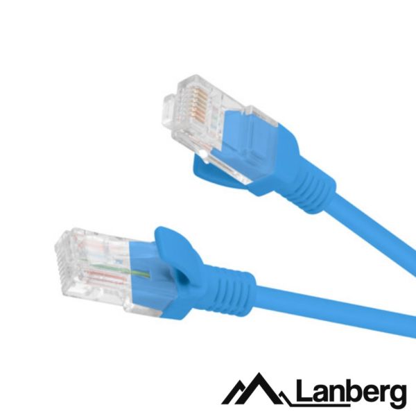 Cabo UTP CAT5E 2m Azul LANBERG