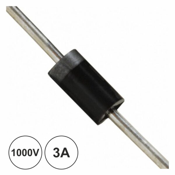 DIODO RETIFICADOR 1000V 3A