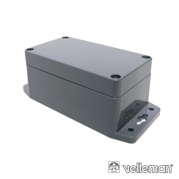 CAIXA SELADA ABS CINZA ESCURO 115x65x40MM