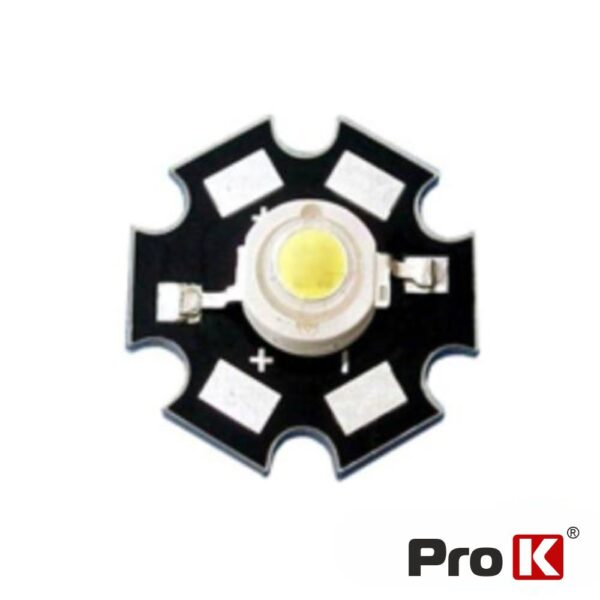 LED ARRAY ALTO BRILHO 1W BRANCO FRIO PROK