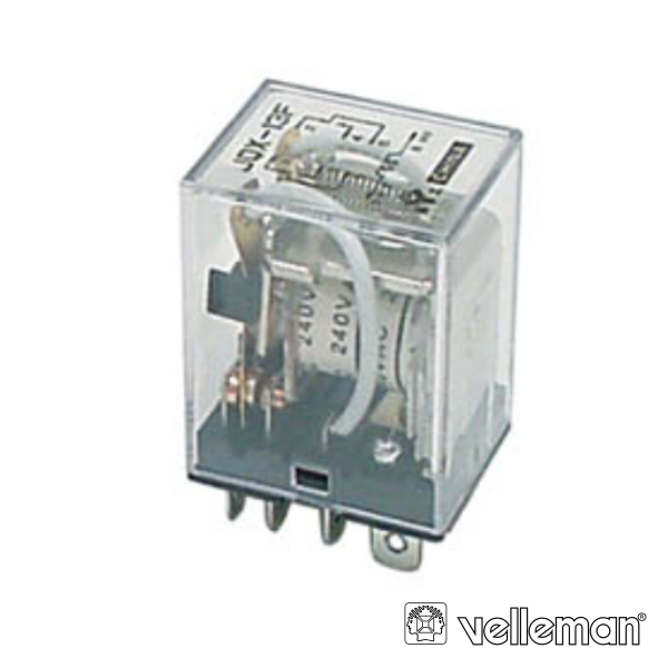 RELÉ 12VDC INVERSOR QUADRIPOLAR 3A/220V