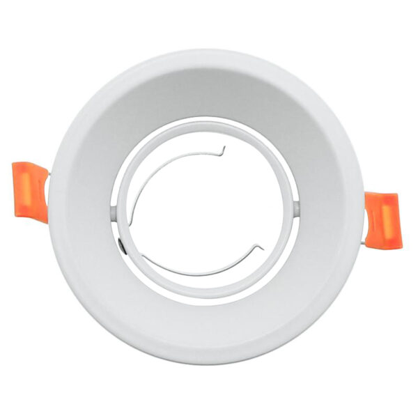 Anel giratório redondo branco da série Evo Branco para GU10/MR16