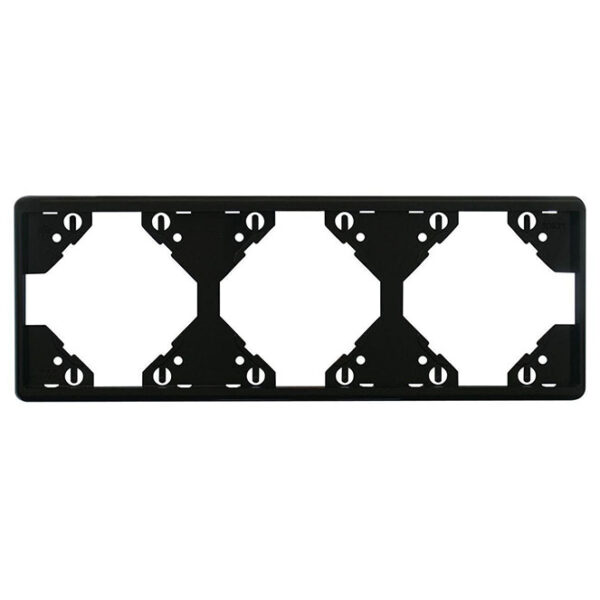 Espelho triplo horizontal EFAPEL APOLO5000 preto