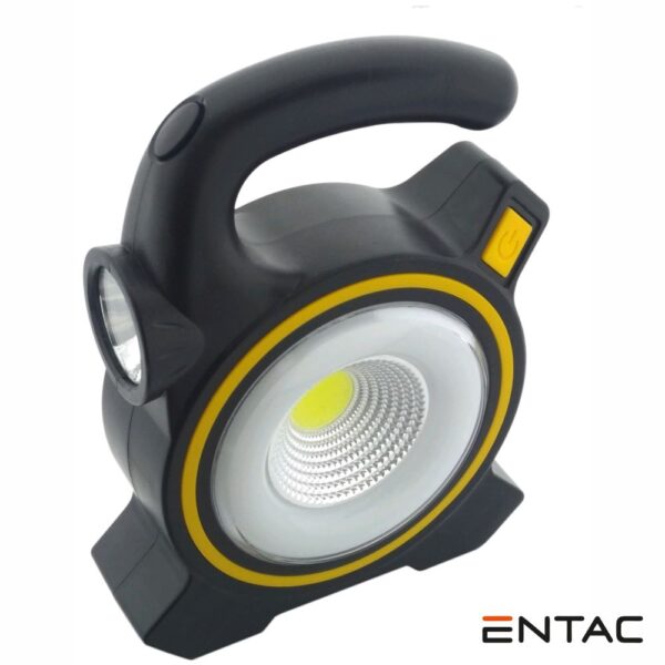 Luz Led+Cob 1W 80Lm C/ Painel Solar Entac