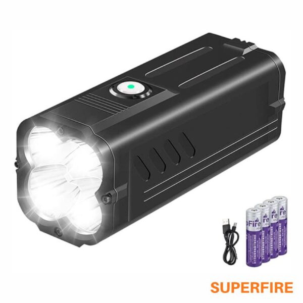 Lanterna 4X18W 6000Lm Ip44 Superfire