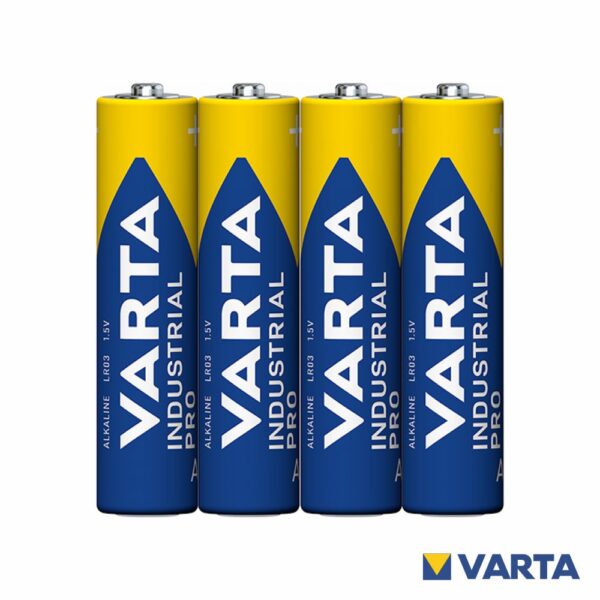 Pilha Alcalina Lr03/Aaa 1.5V 4X Industrial Varta