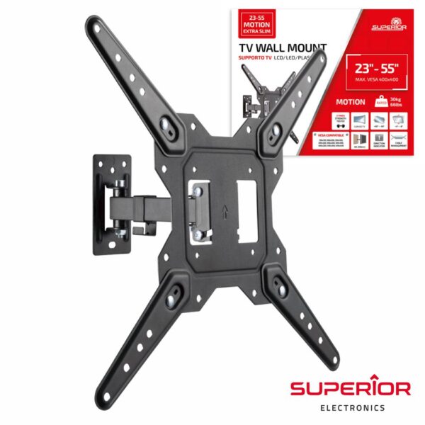 Suporte LCD/LED/Curvo/Plasma 23/55" C/ 1 Braço VESA 400/400