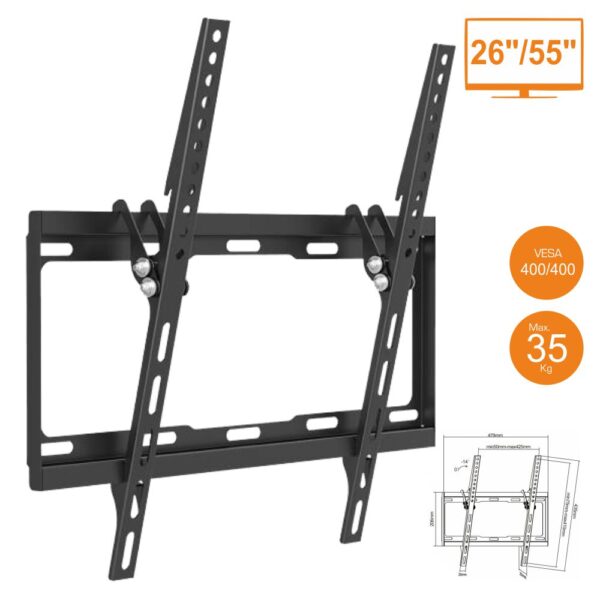 SUPORTE LCD/LED 26/55" VESA 400/400 35KG
