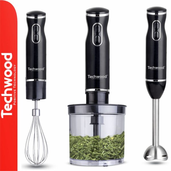 Varinha Mágica 3Em1 C/ Batedeira E Trituradora Techwood