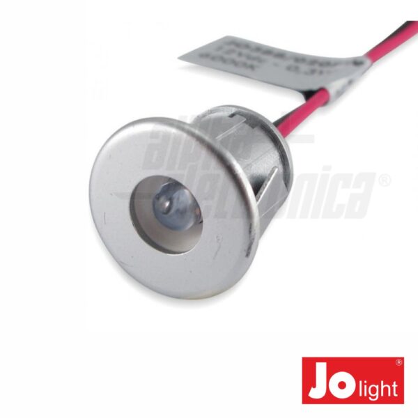 FOCO LED 0.3W 12V 18MM AZUL P/ ENCASTRAR IP20 JOLIGHT
