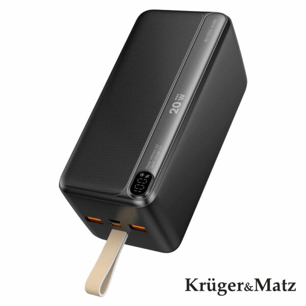 Powerbank 40000mAh PD QC C/ Ficha USB-C/MicroUSB/USB-A