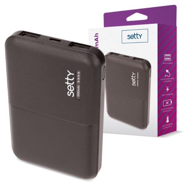 POWERBANK 5000MA C/ FICHA MICRO USB