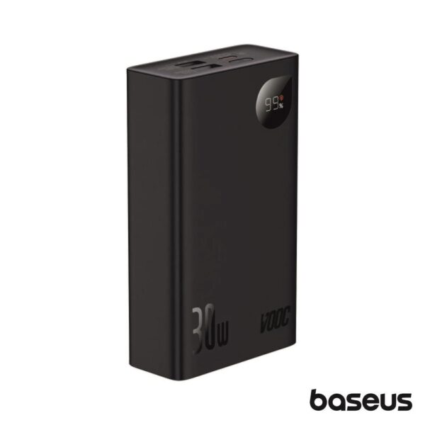 Powerbank 20000mAh PD QC 30W Preto Adaman2 BASEUS