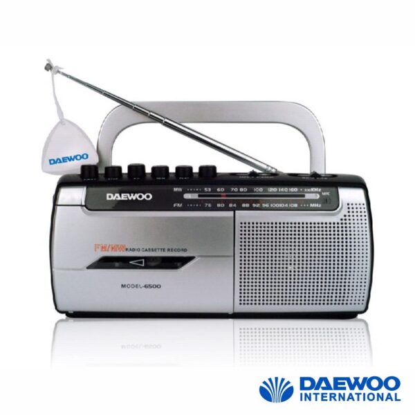Rádio Portátil AM/FM Cassete C/ Gravador DAEWOO