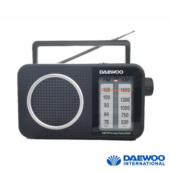Rádio Portátil AM/FM DAEWOO