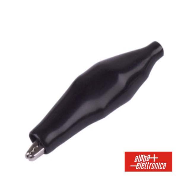 PINÇA CROCODILO 44MM ISOLADA PRETA