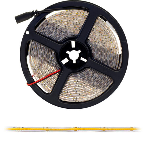 Fita LED SENSATION COB 24Vdc 12W LED 4000K 1200lm/m 5m/rolo