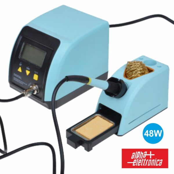 ESTAÇÃO DE SOLDAR 48W C/ ESFREGÃO E SUPORTES