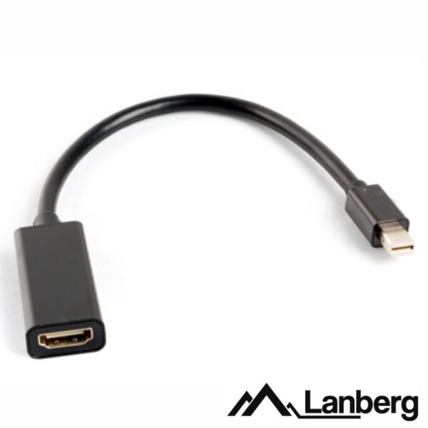 Adaptador MiniDisplayport Macho / HDMI Fêmea LANBERG