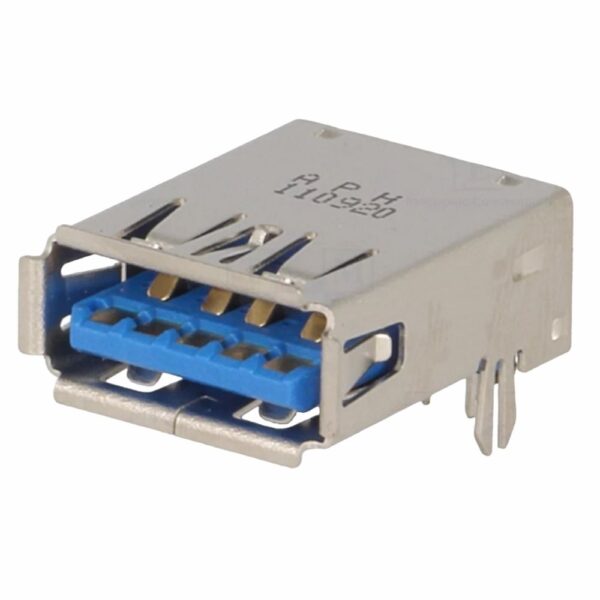 Ficha USB-A 3,0 Fêmea 90° P/ PCB