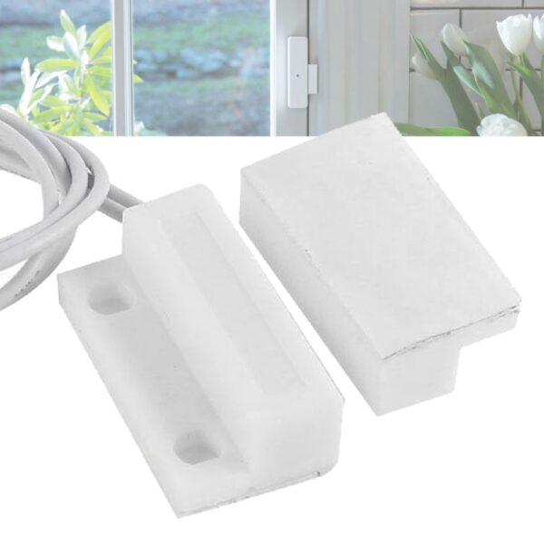 INTERRUPTOR CONTACTO MAGNÉTICO P/ PORTAS E JANELAS C/ FIO