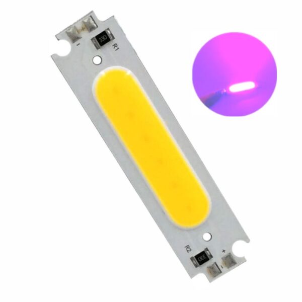 LED COB 2W 12V Rosa 60x15mm