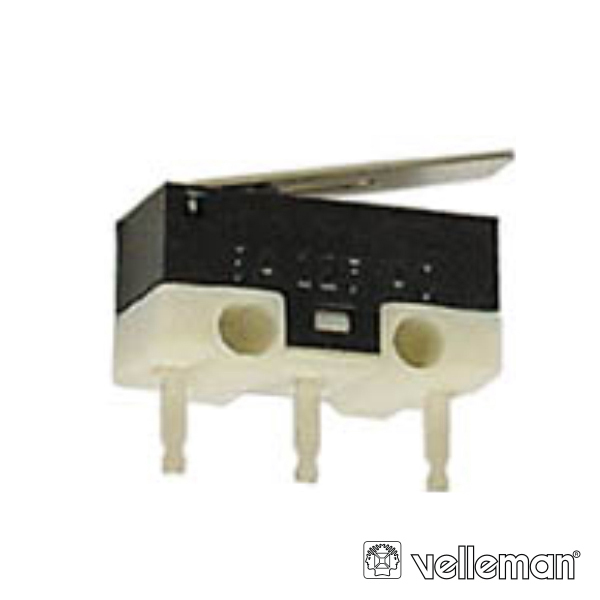 COMUTADOR MICROSWITCH 3A PATILHA PEQUENA VELLEMAN