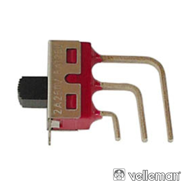 COMUTADOR DESLIZANTE 1P ON-ON PINOS 90º