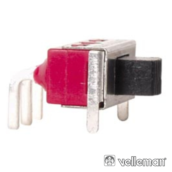 COMUTADOR DESLIZANTE 1P ON-ON PINOS 90º