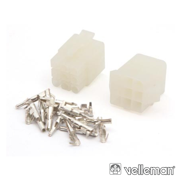 CONJUNTO DE CONECTORES MULTIFUNÇÕES P/ CABOS VELLEMAN