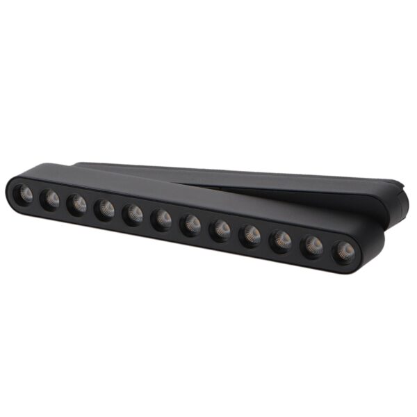 Foco LED Care Serie 5mm 12W de calha magnética Preto 42V  CCT