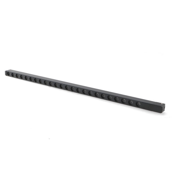 Foco LED Hallway Serie 16mm 24W de calha magnética Preto 48V  3000K