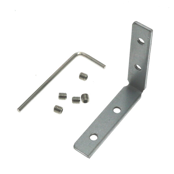 Conector plano de canto vertical