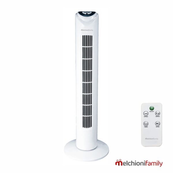 Ventoinha Torre 45W C/ Comando Branco MelchioniFamily