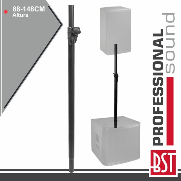 BARRA EXTENSÍVEL P/ COLUNA 35MM 88-148CM 50KG BST