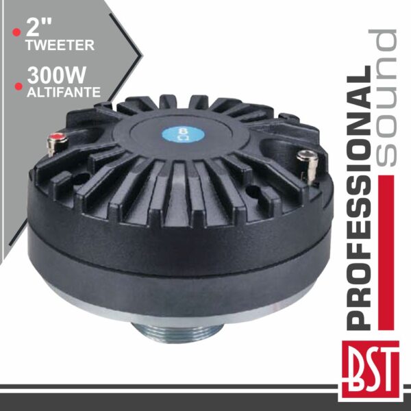 TWEETER 2" / 51.6MM 300Wmáx 8 OHM BST