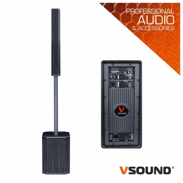 Sistema de Som Amplificado Pro 1.1 12" 1600W DSP VSOUND